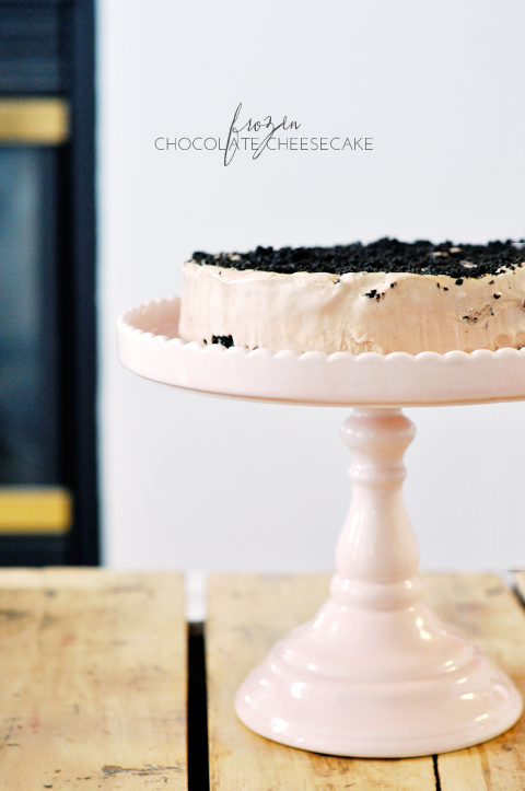 Frozen chocolate cheesecake (aka the most delicious thing you'll ever eat)