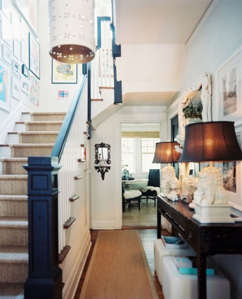 traditional-eclectic-staircase-entryway