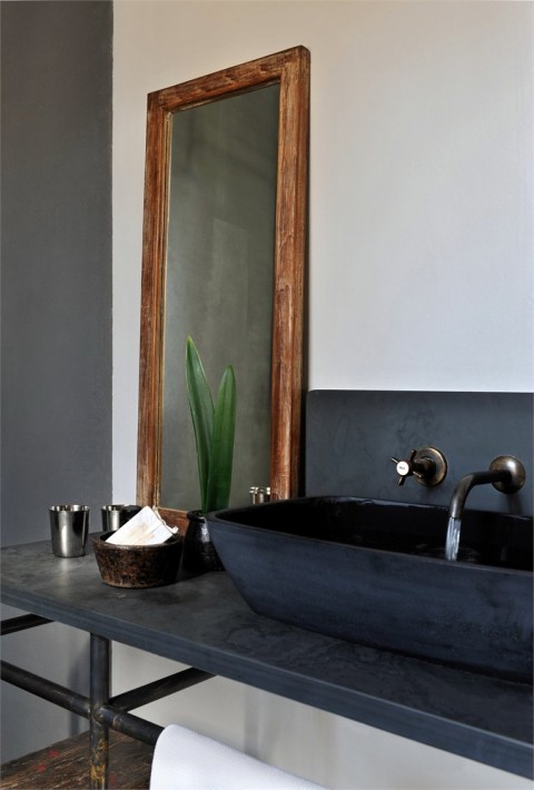 black bowl sink - beautiful sinks