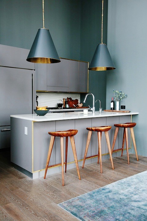 Athena Calderone's home | tiny but perfect kitchen