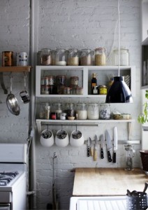 Brooklyn apartment: white kitchen