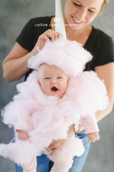 DIY cotton candy costume. Heart explosion.