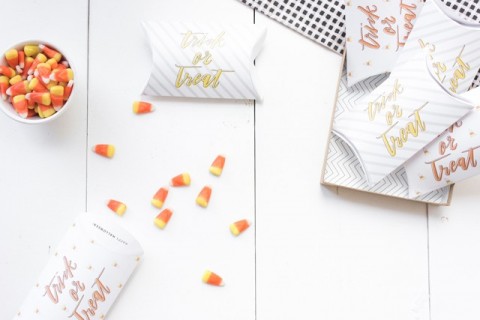 DIY Halloween treat boxes (a free printable!) | coco and mingo for Lark & Linen