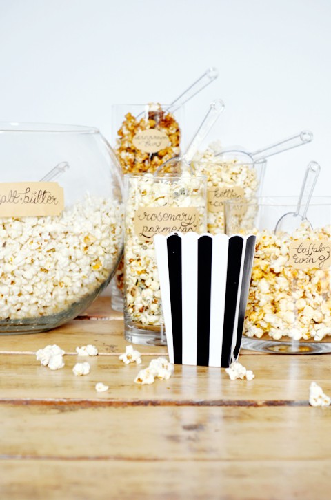 Party idea: a popcorn bar