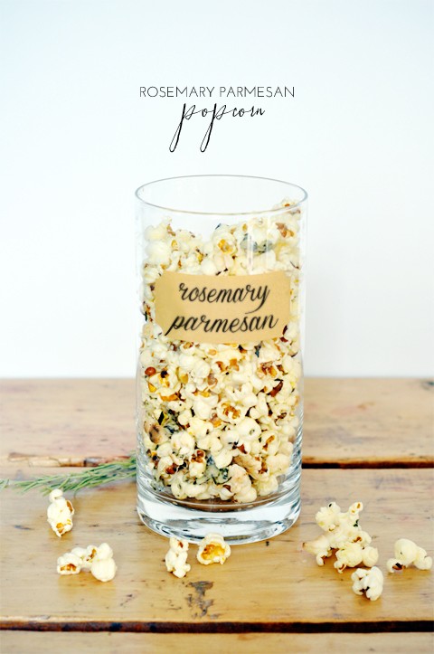 Rosemary-Parmesan-Popcorn