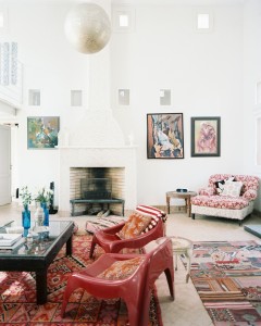 Moroccan inspired living room