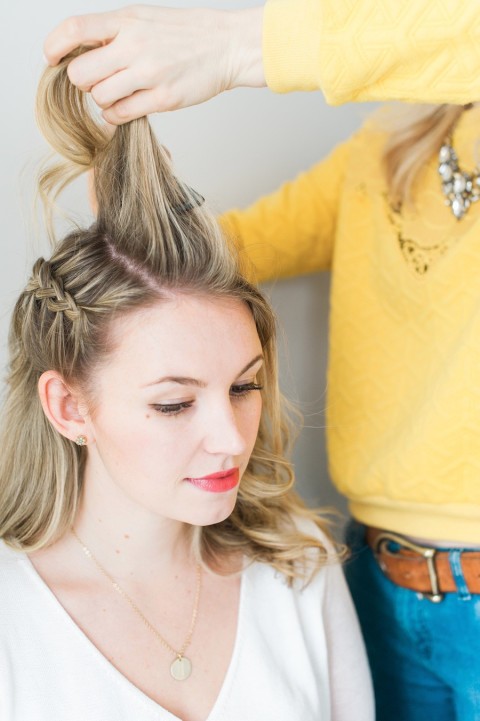 Glam hair how-to!