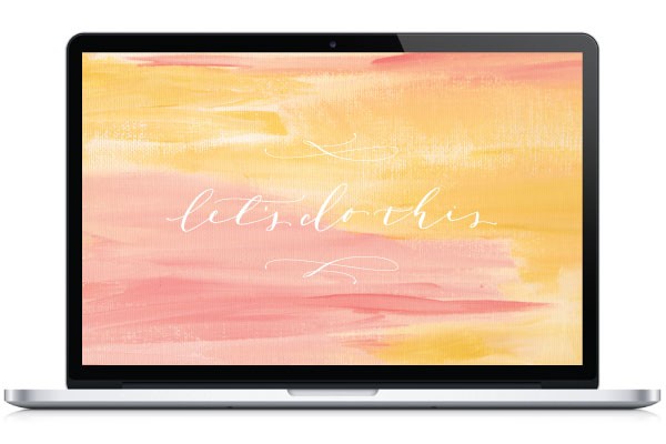 Free Let's Do This Desktop Wallpaper | Lark & Linen Interior Design and ...