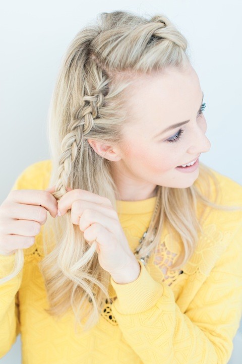 Step by step guide to a braided crown