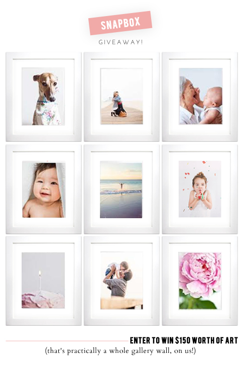 Snapbox giveaway! Enter to win $150 worth of prints