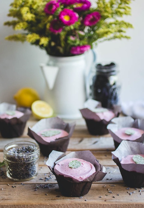 lemon lavender cupcakes
