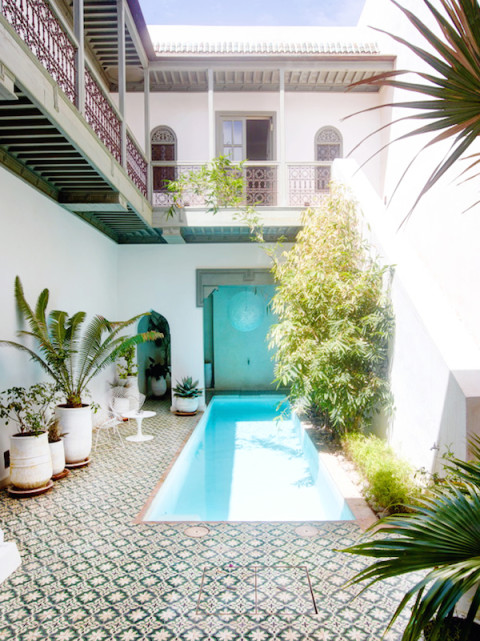 Moroccan courtyard