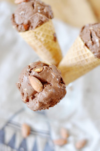 chocolate salted almond ice cream