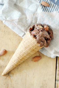 chocolate salted almond ice cream