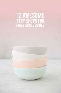 The best etsy shops for home accessories