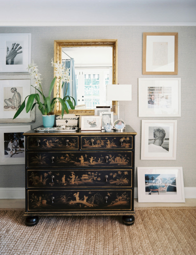 eclectic dresser styling