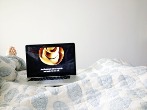 Netflix in bed
