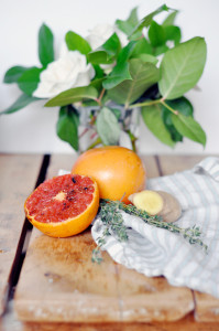Grapefruit and thyme
