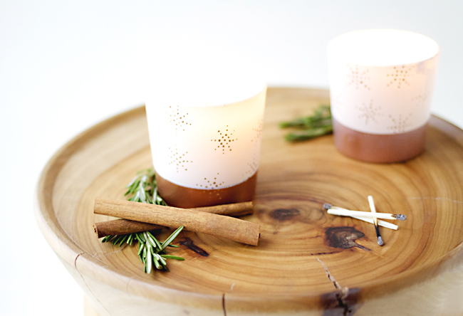 DIY candles - perfect for the holidays