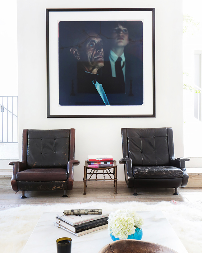 leather chairs living room | Lark & Linen Interior Design and Lifestyle ...