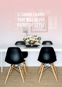 Timeless dining chairs