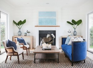 Coastal inspired living room