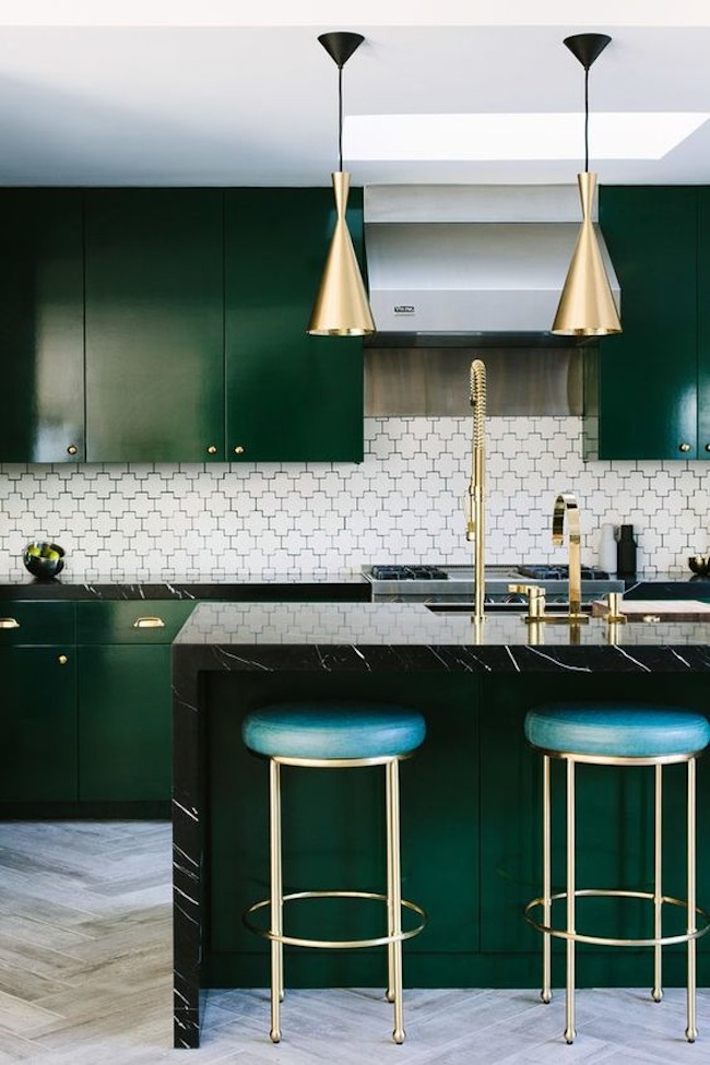 Inspiration: Emerald Green Kitchens | lark & linen
