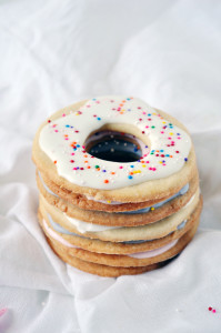 Donut sugar cookies
