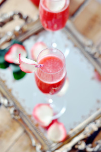 raspberry rose lemonade