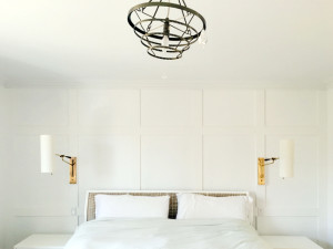 white bedroom redesign in progress