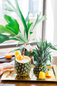 coconut pineapple cups