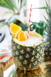 coconut pineapple cups