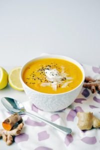 healing ginger carrot soup recipe