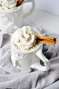 spiced white hot chocolate