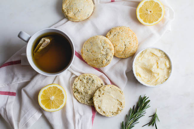 Lemon + Rosemary Biscuits with Lemon-Honey Butter-12