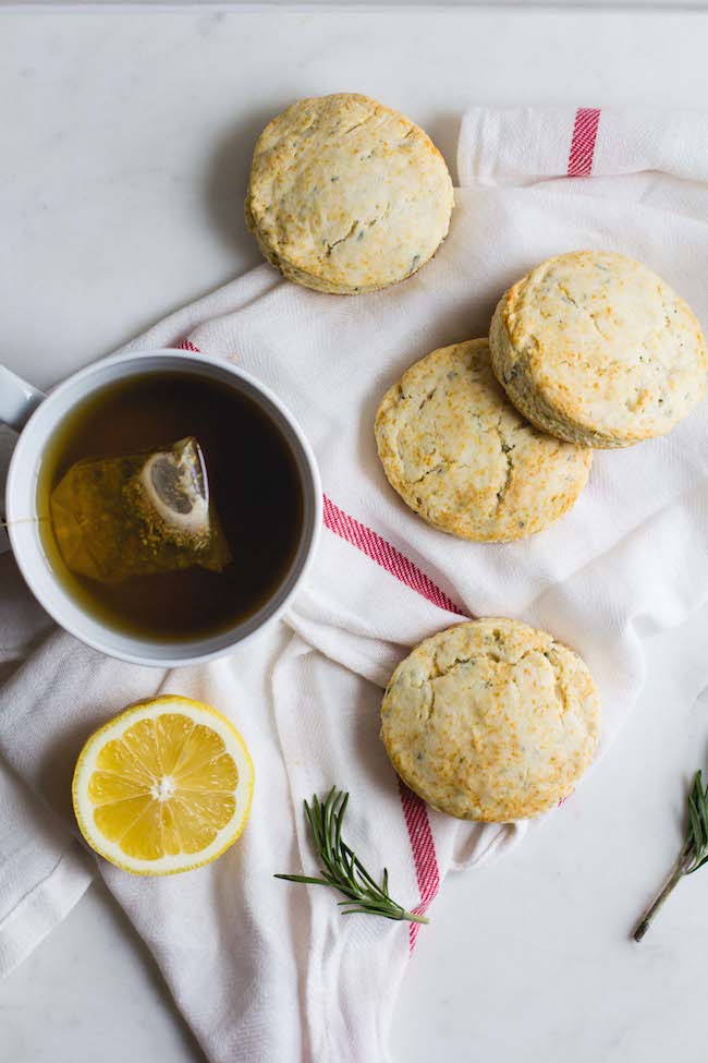 Lemon + Rosemary Biscuits with Lemon-Honey Butter-6