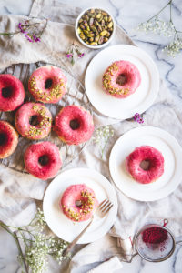 strawberry buttermilk donuts