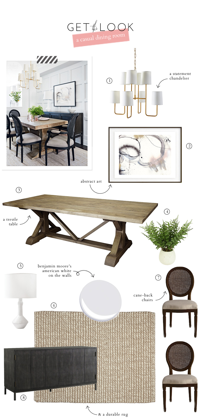 Get the Look - Rustic Modern Dining
