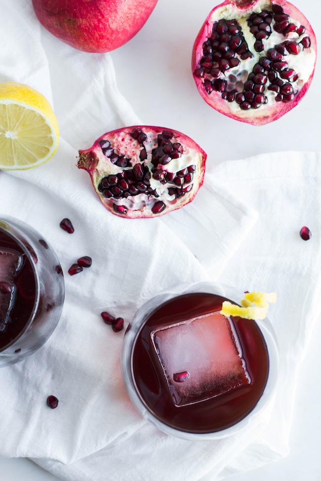 Pomegranate + Gin Cocktail