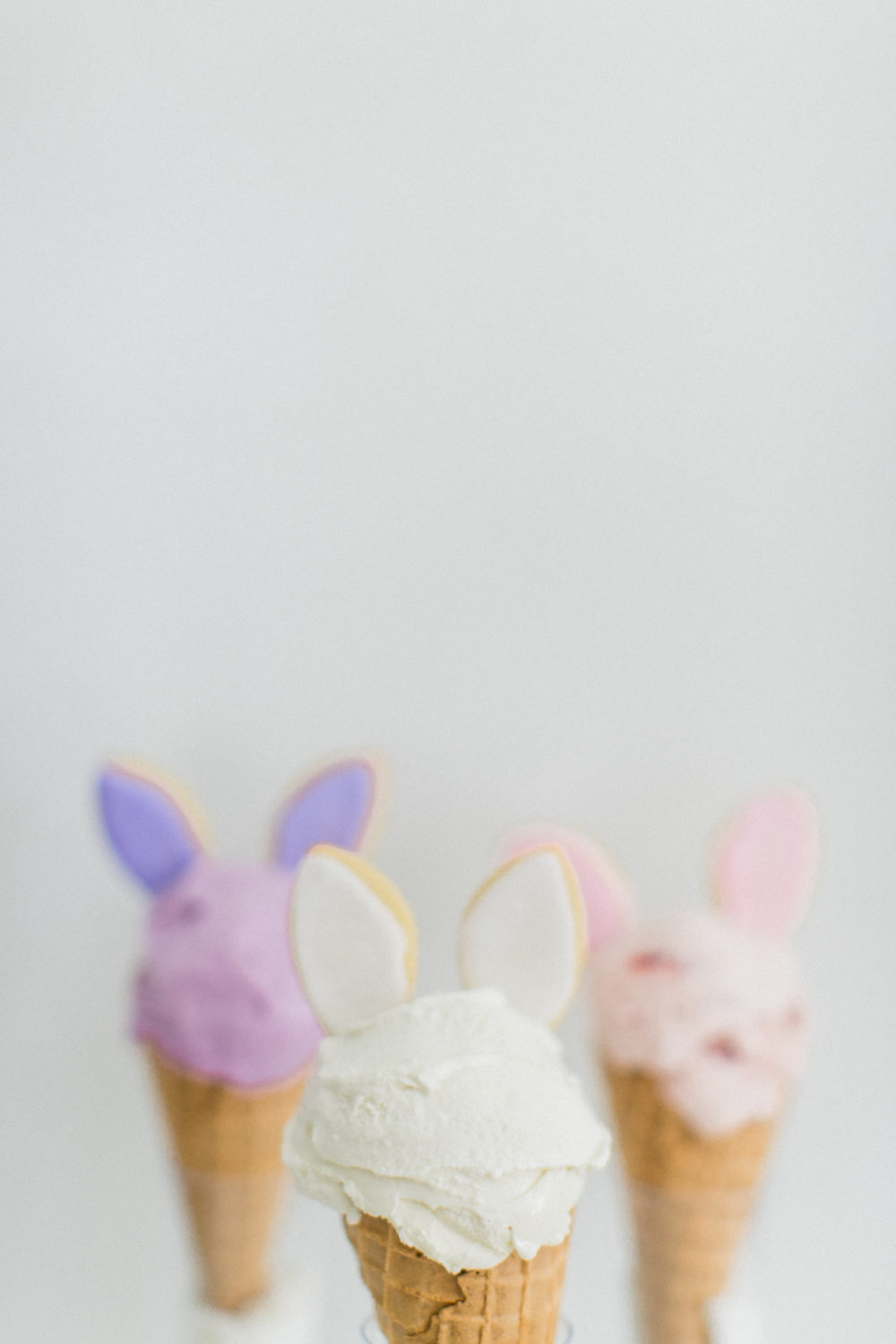 Bunny Ears Ice Cream Cones | lark & linen