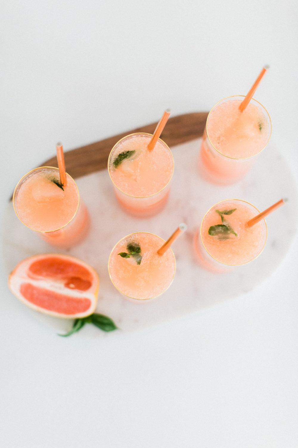 Grapefruit Basil Smash | lark & linen