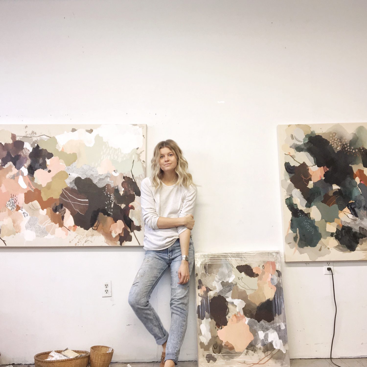 Behind the Scenes with Artist Sarah Delaney | lark & linen