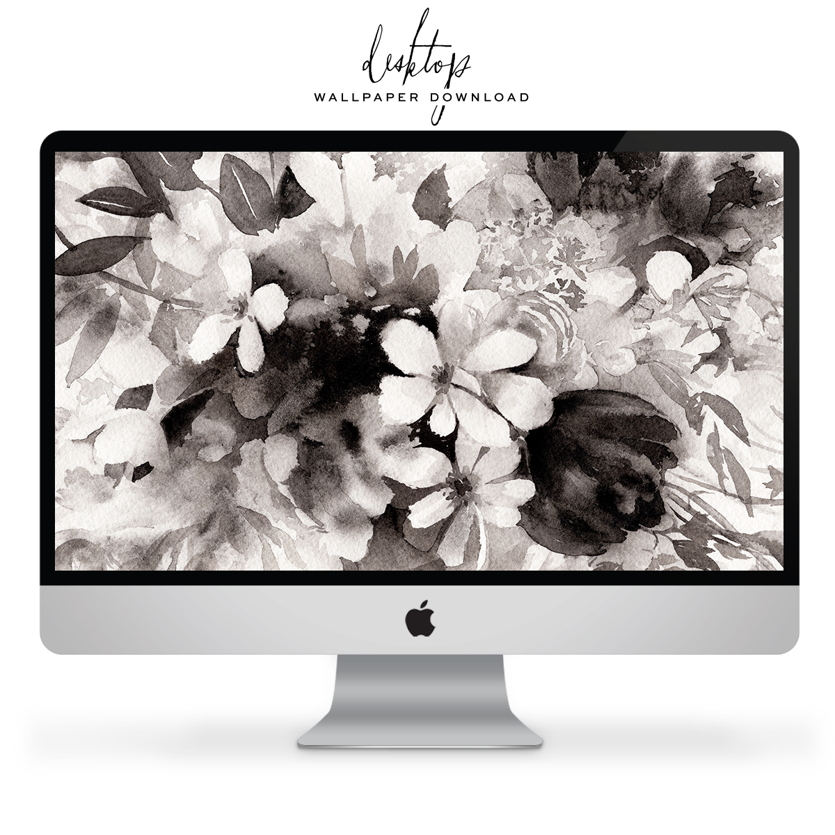 Dress Your Tech: Black & White Bouquet | lark & linen