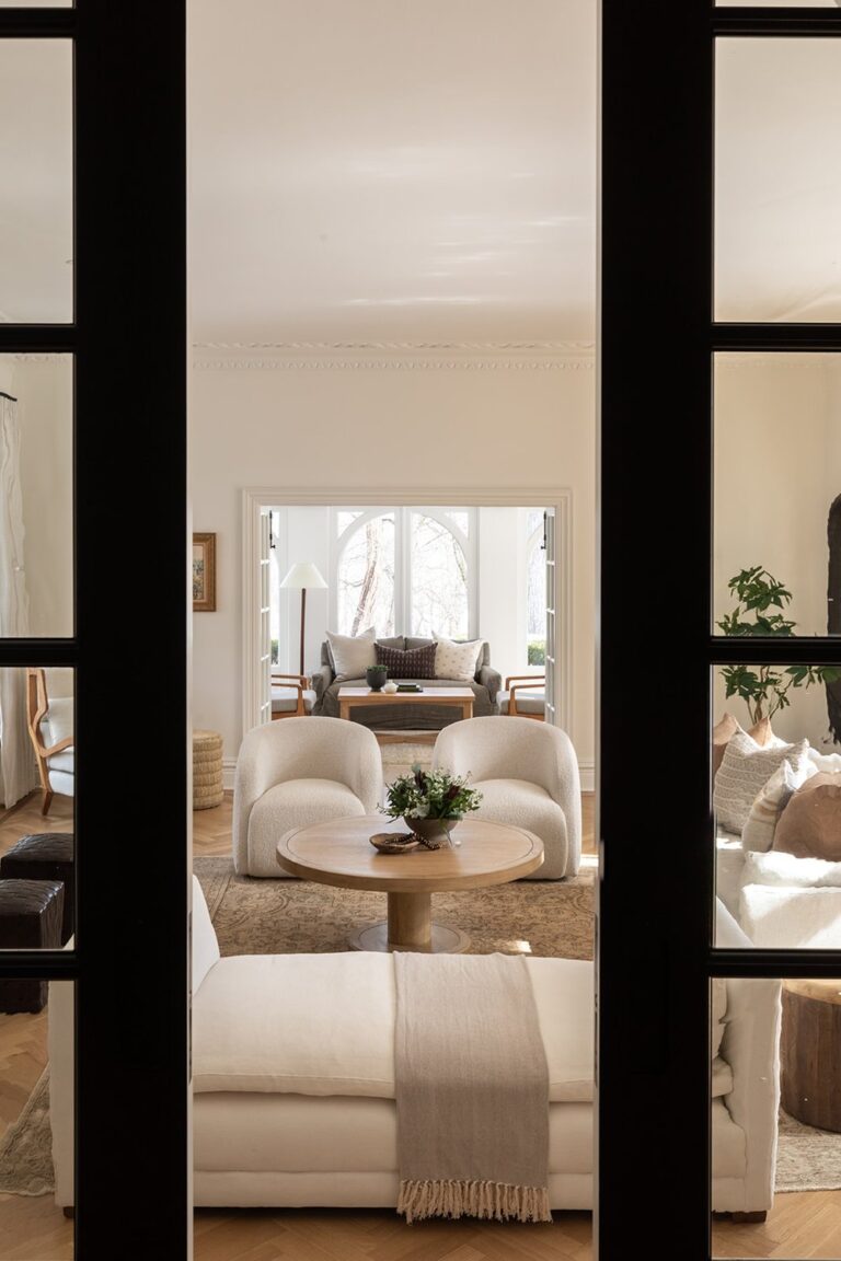 This Home Tour Boasts a Black and White Checkered Floor