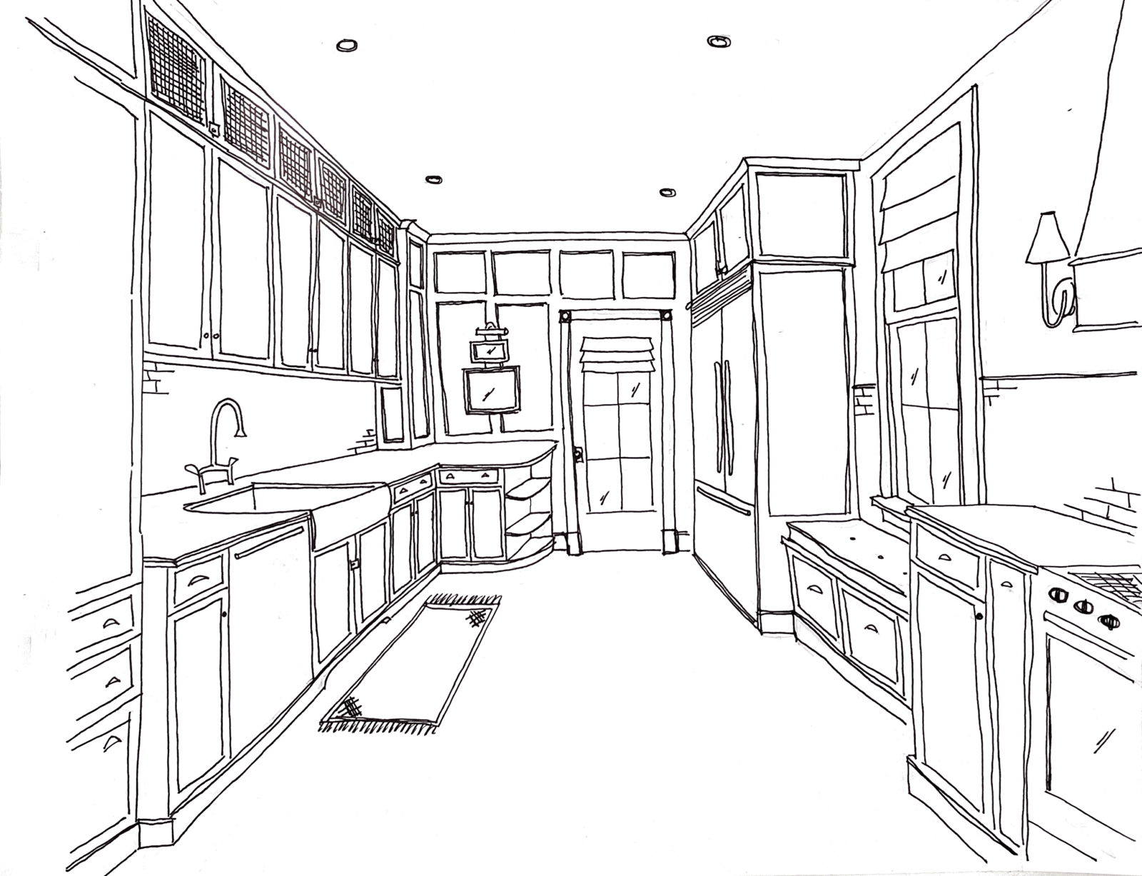 Our Kitchen Drawing Designs A Renovation Update Lark Linen   Kitchen Drawing 2 1 1600x1227 