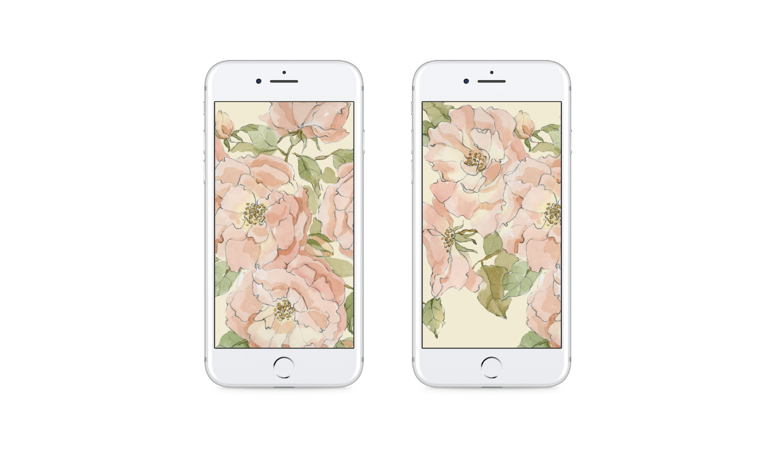 Rose Wallpaper For February | Lark & Linen Inside Design and Life-style Weblog