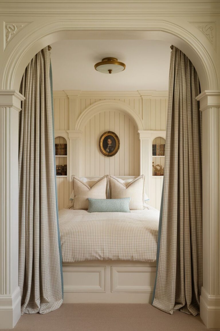 Canopy Bed Curtains: The Coziest Bedroom Upgrade | Lark & Linen ...